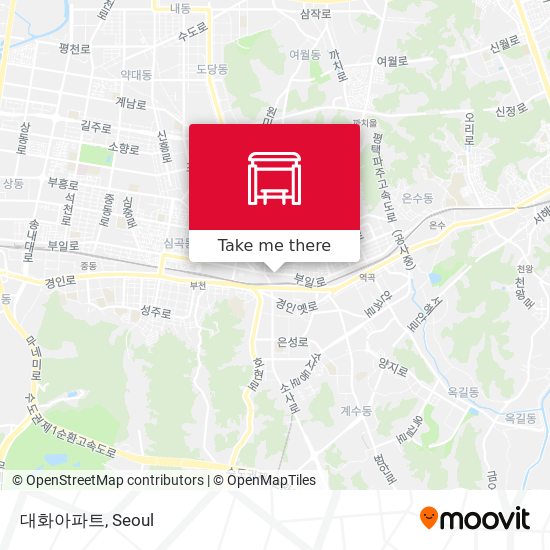 대화아파트 map