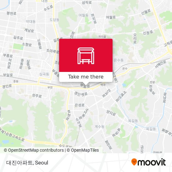 대진아파트 map