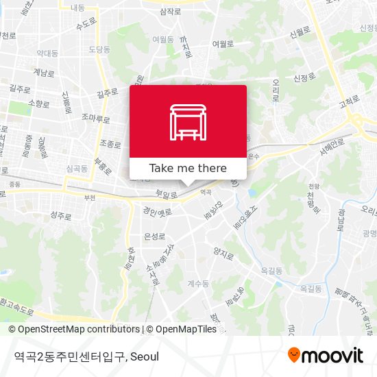 역곡2동주민센터입구 map