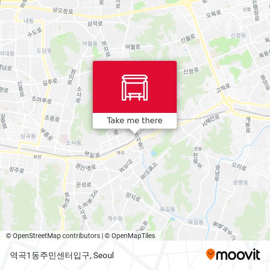 역곡1동주민센터입구 map