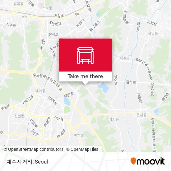 계수사거리 map