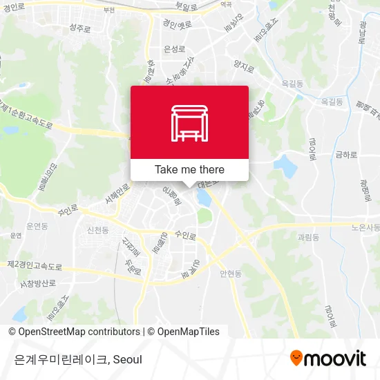 은계우미린레이크 map