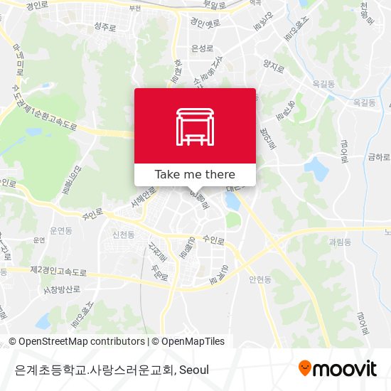 은계초등학교.사랑스러운교회 map