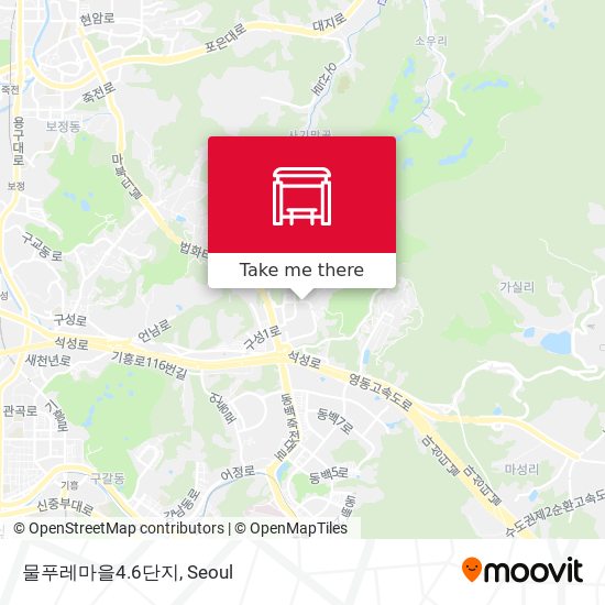 물푸레마을4.6단지 map