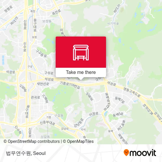 법무연수원 map