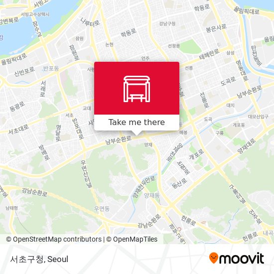 서초구청 map