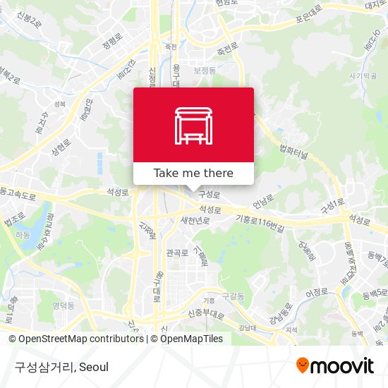 구성삼거리 map
