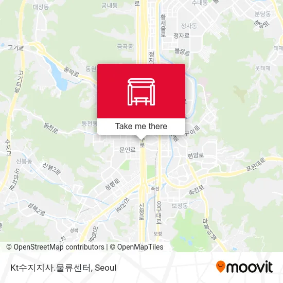 Kt수지지사.물류센터 map