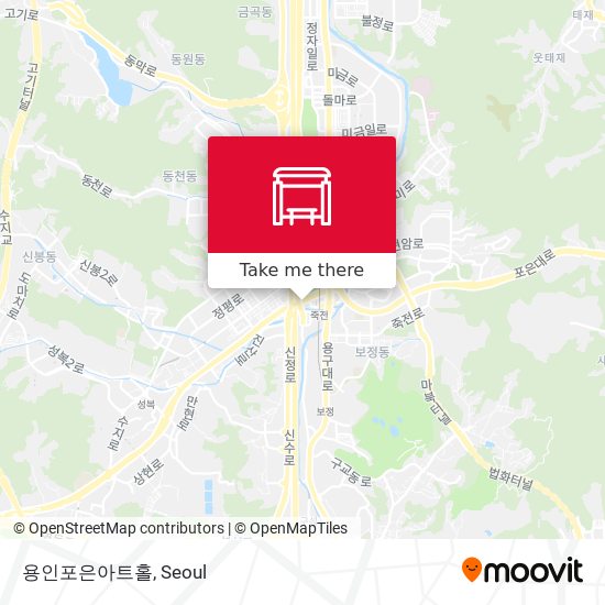 용인포은아트홀 map