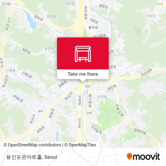 용인포은아트홀 map