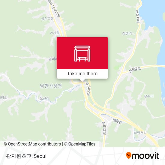 광지원초교 map