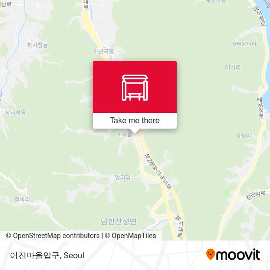 어진마을입구 map