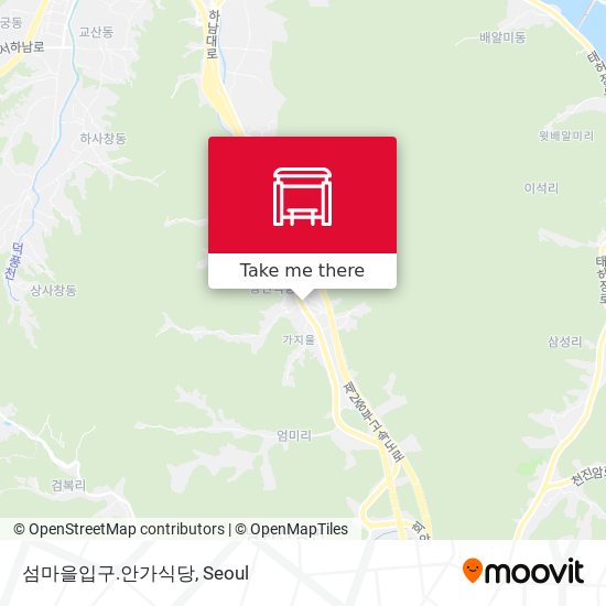 섬마을입구.안가식당 map