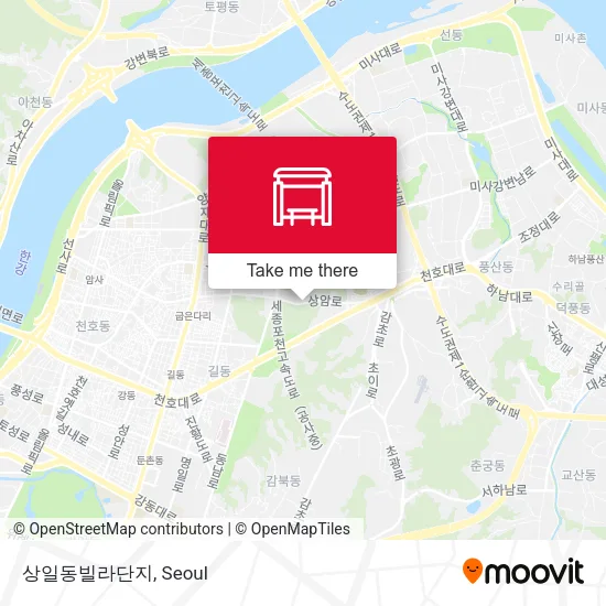 상일동빌라단지 map