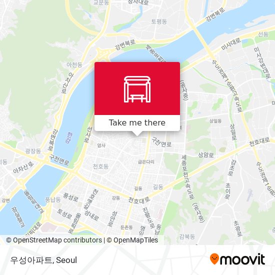 우성아파트 map