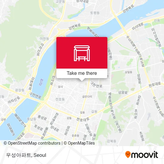 우성아파트 map