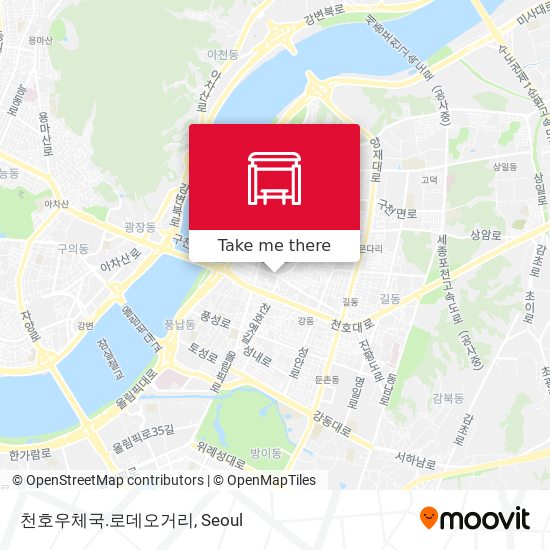 천호우체국.로데오거리 map