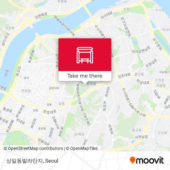 상일동빌라단지 map