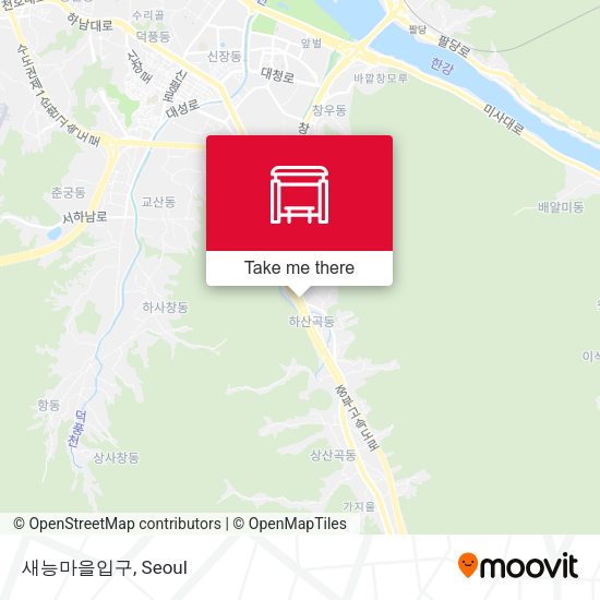새능마을입구 map