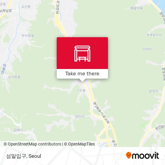 섬말입구 map