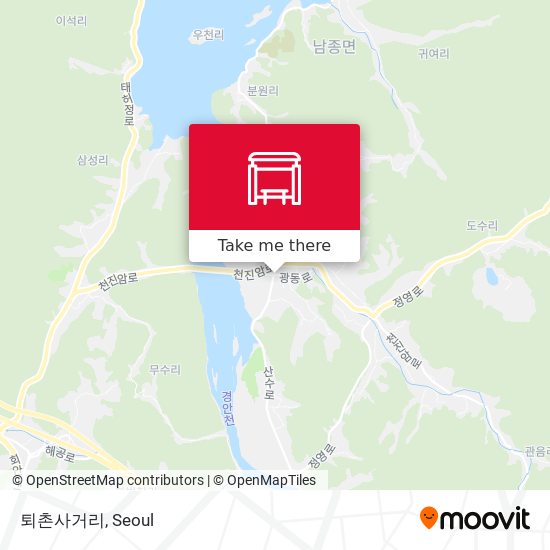 퇴촌사거리 map