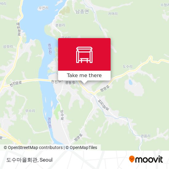도수마을회관 map