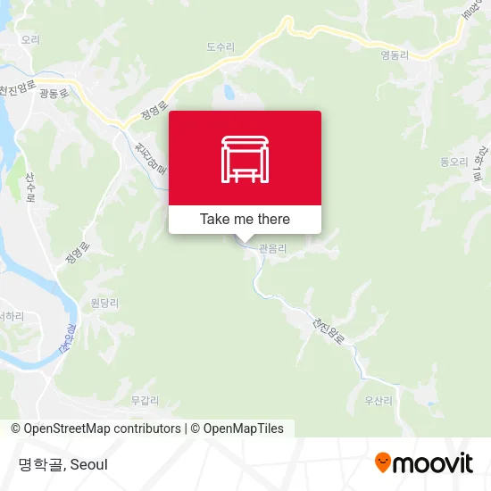 명학골 map