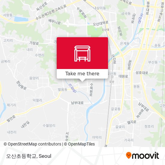 오산초등학교 map
