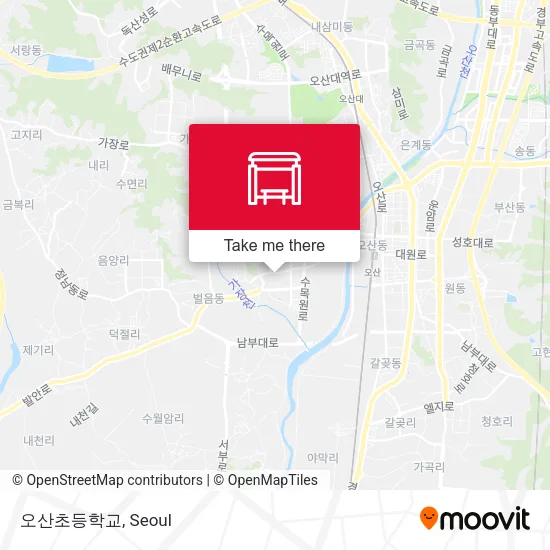 오산초등학교 map