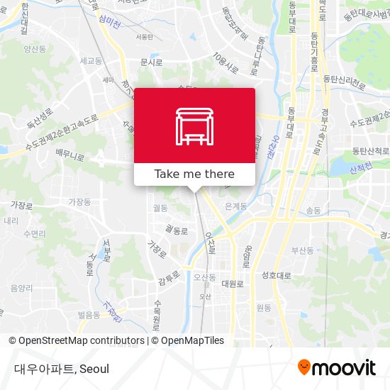 대우아파트 map