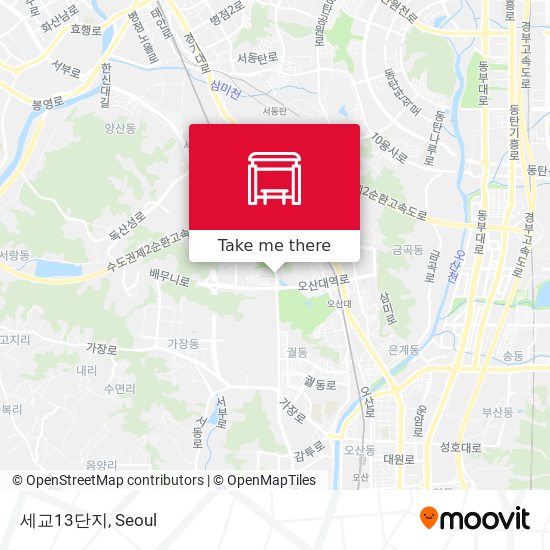 세교13단지 map