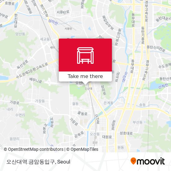 오산대역.금암동입구 map