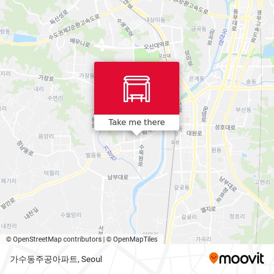 가수동주공아파트 map