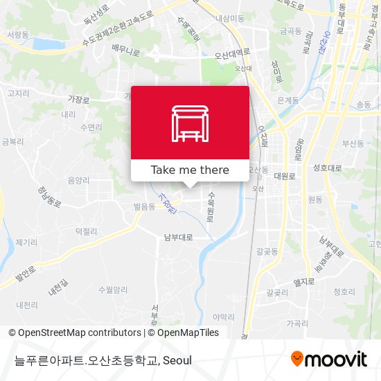 늘푸른아파트.오산초등학교 map