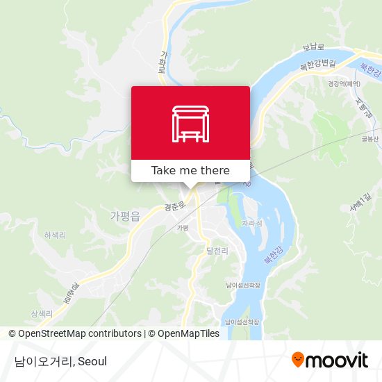 남이오거리 map