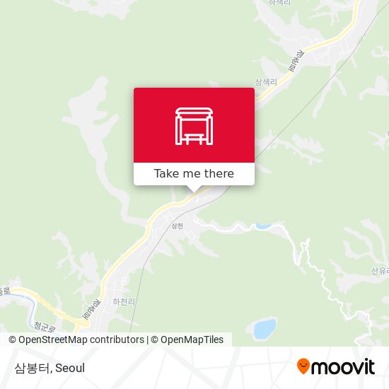 삼봉터 map