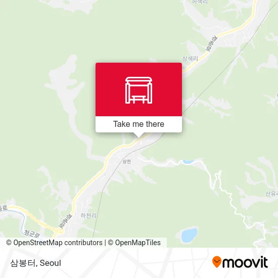 삼봉터 map