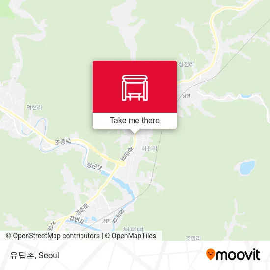 유답촌 map