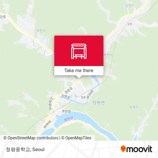 청평중학교 map