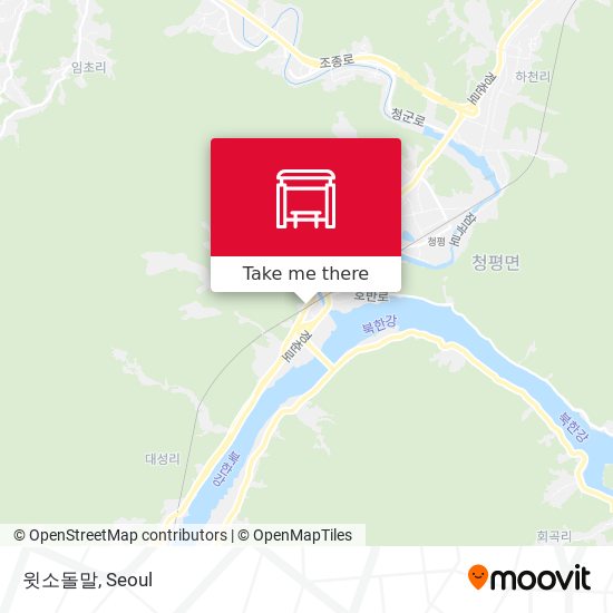 윗소돌말 map
