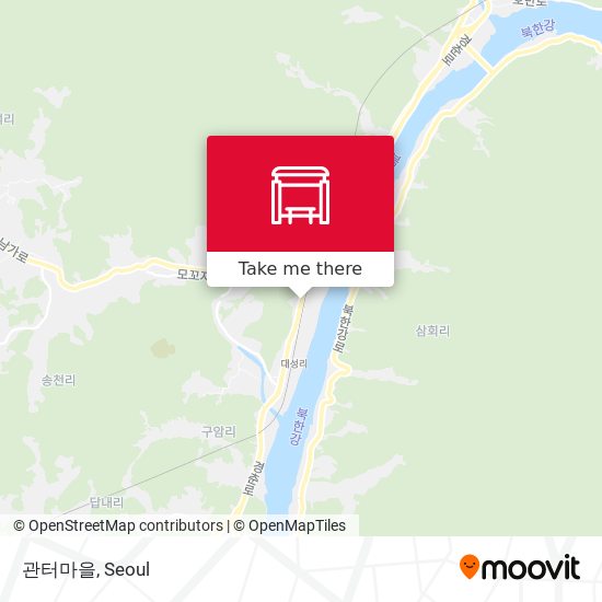 관터마을 map