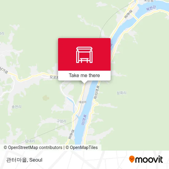 관터마을 map