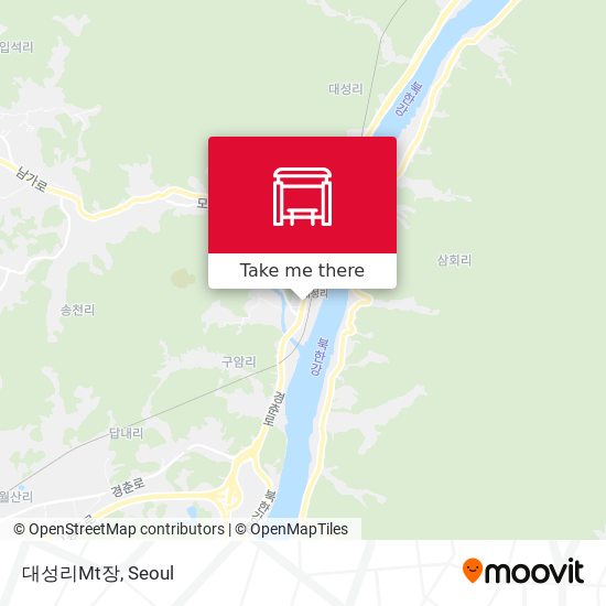 대성리Mt장 map