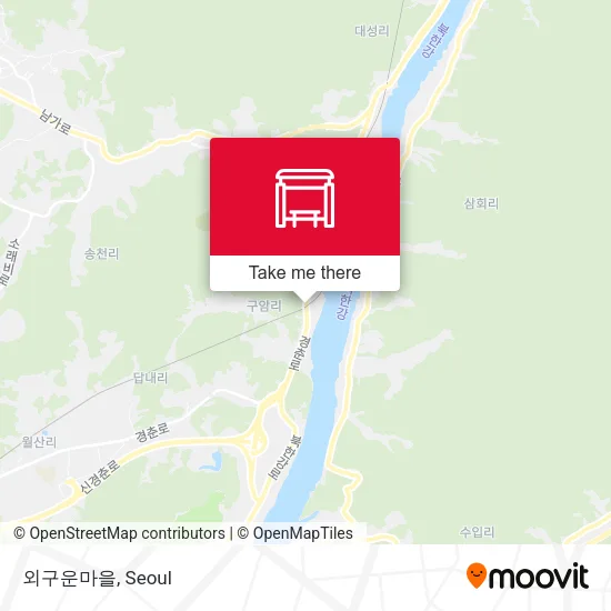 외구운마을 map