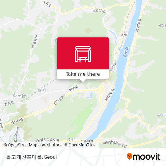 돌고개신포마을 map