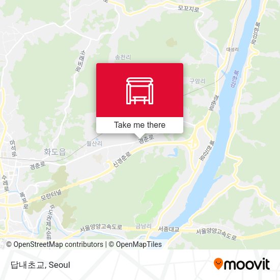 답내초교 map