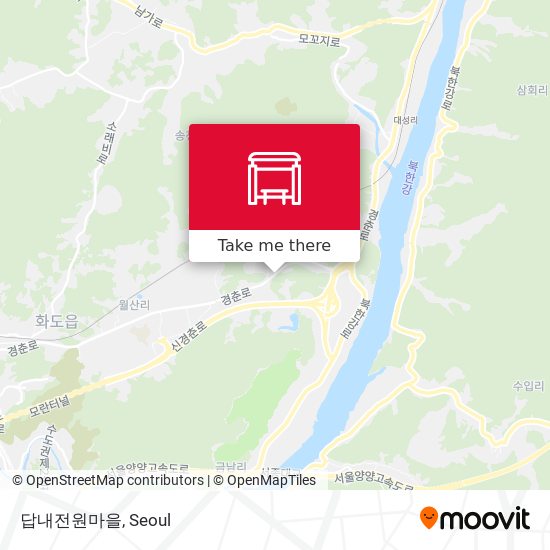 답내전원마을 map