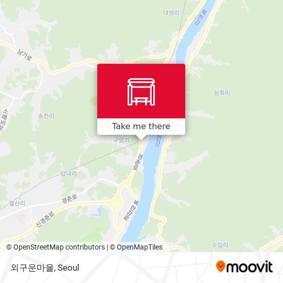 외구운마을 map