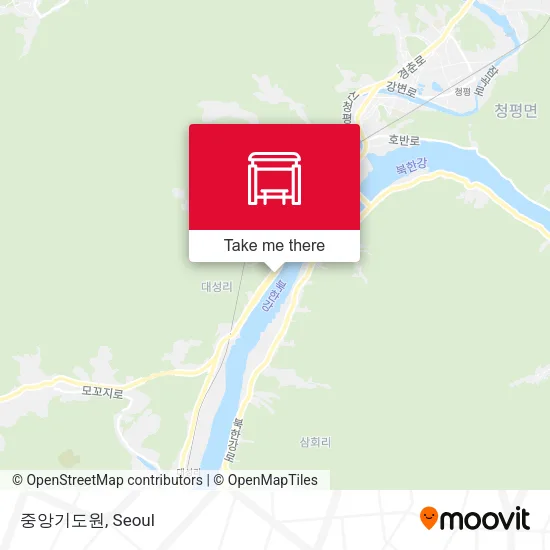 중앙기도원 map