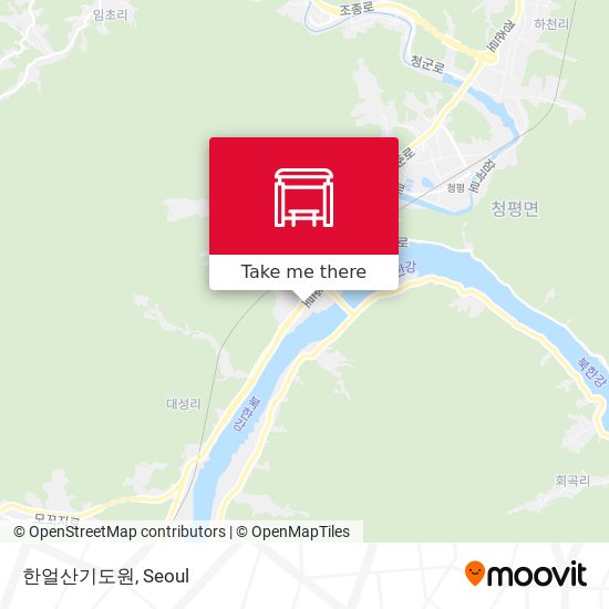 한얼산기도원 map